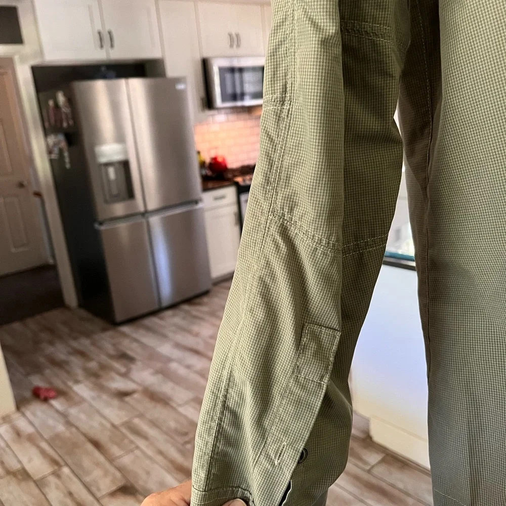 Kuhl Gray/Green Long Sleeve Hiking Shirt - Picture 7 of 10